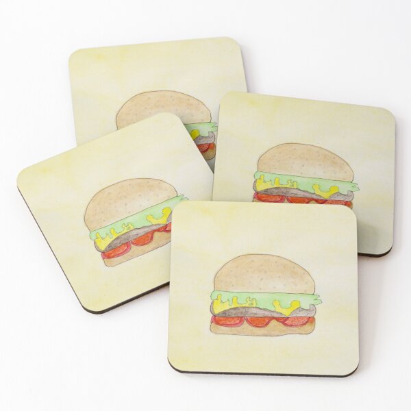 Item preview, watercolour hamburger designed and sold by LidiasDesigns.