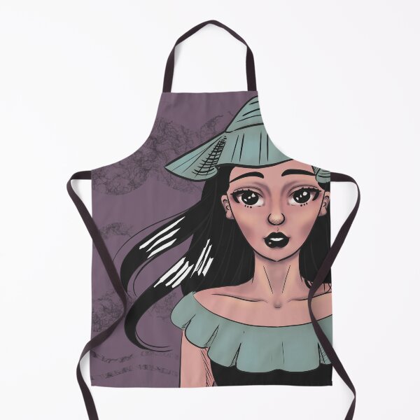 Item preview, Girl in a Hat Semi-Realistic Manga Style / Anime Style Portrait designed and sold by Taladesignlab.