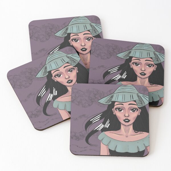 Item preview, Girl in a Hat Semi-Realistic Manga Style / Anime Style Portrait  designed and sold by Taladesignlab.
