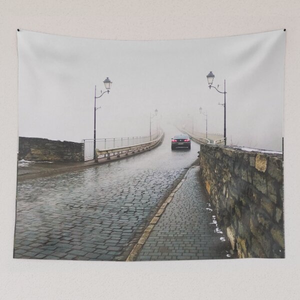 Item preview, Misty bridge leading to nowhere designed and sold by helenkaiy.