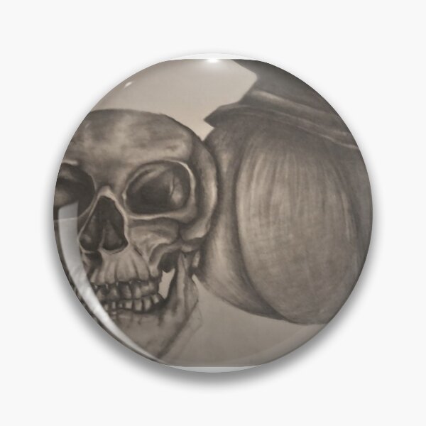 Item preview, Pumpkin with witches hat and a skull designed and sold by MAYELINS-ART.