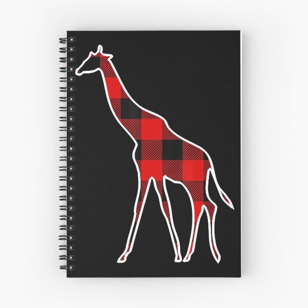 Item preview, Giraffe Red Buffalo Plaid Ruminant Matching PJ Family Gift T-Shirt designed and sold by CharlieWarren.