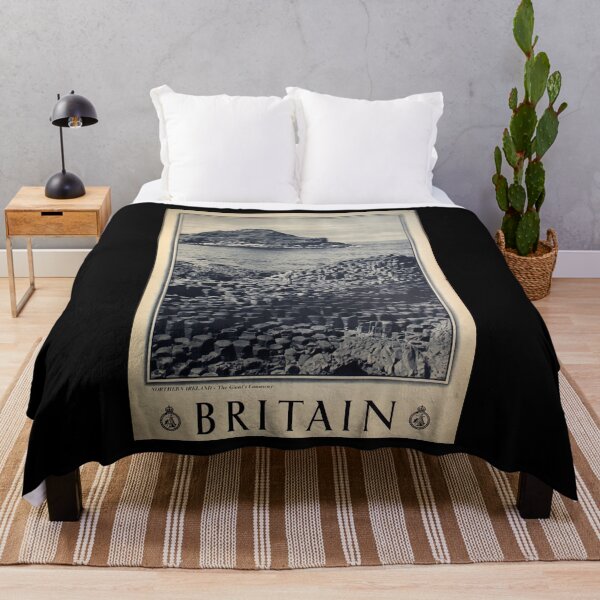 Item preview, Britain Giants Causeway retro poster designed and sold by CorasPosters.