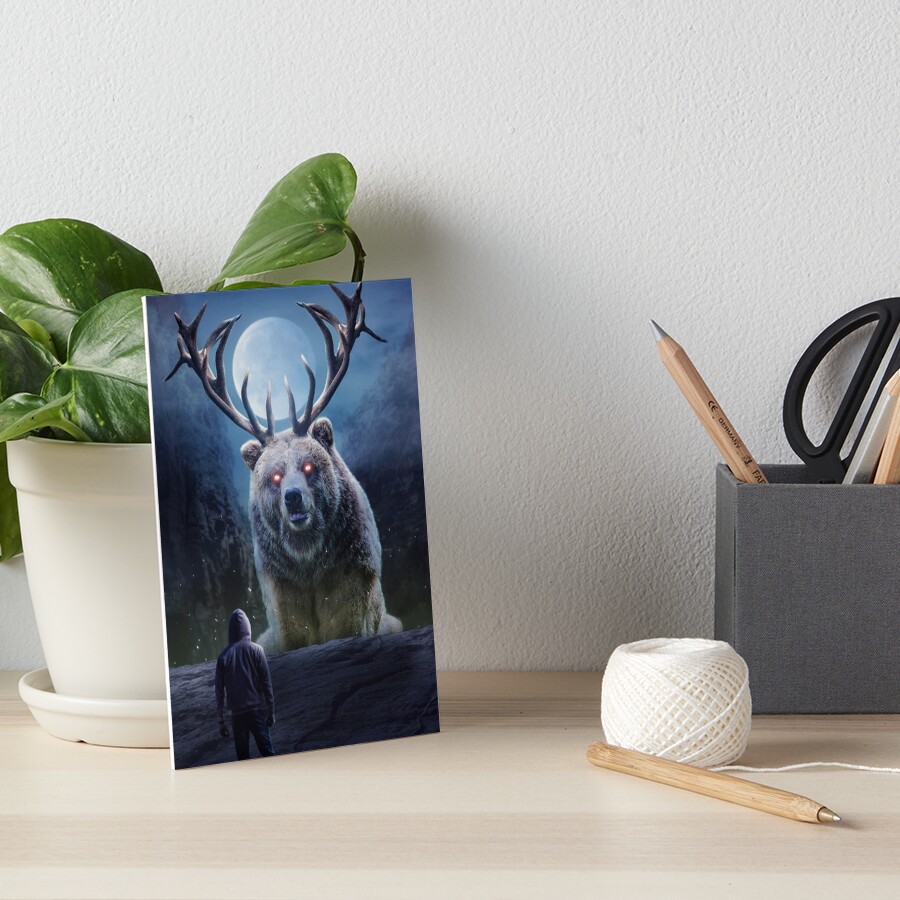 bear with horns
