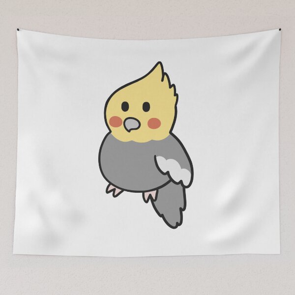 Item preview, Cute lutino Cockatiel  designed and sold by BiscuitSnack.