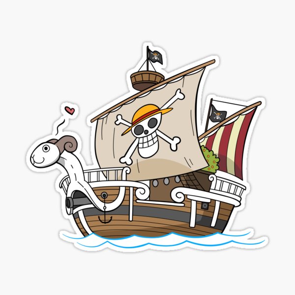 SRBB0716 Going Merry One piece anime sticker