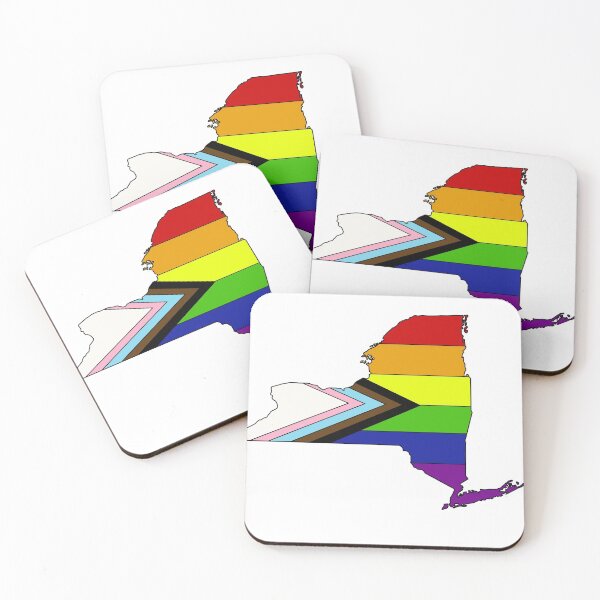 Item preview, New York progress pride flag  designed and sold by TheUndeadDesign.