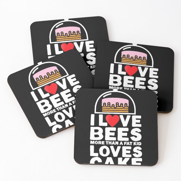 Item preview, I Love Bees as much as I love Cake! Beekeeping T-Shirt designed and sold by CharlieWarren.
