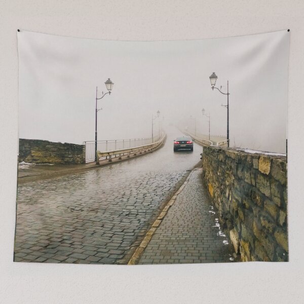 Item preview, Misty bridge leading to nowhere designed and sold by helenkaiy.