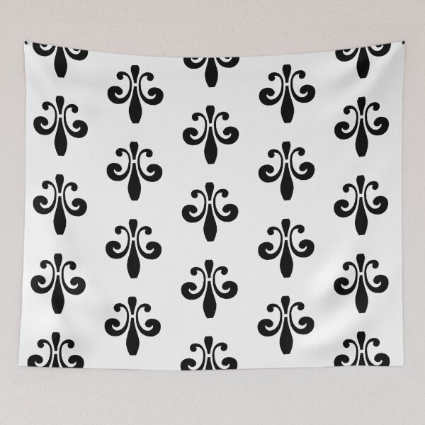 Item preview, ⚜ Fleur-de-lis Basic Black & White Pattern designed and sold by Past-Midnight.