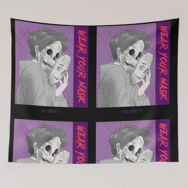 Item preview, Wear Your Mask Or Die designed and sold by JohnnyTaco.
