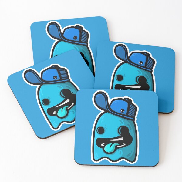 Item preview, Ghost with blue and white cap designed and sold by manuvila.