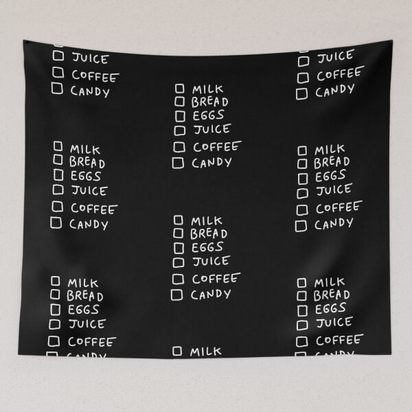 Item preview, Shopping List - Milk Coffee Juice designed and sold by isstgeschichte.