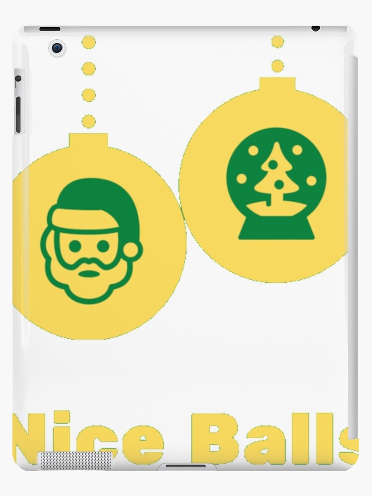 Funny Festive Christmas Holiday Gift - 'Nice Balls' Sexy Xmas Meme For  Guys