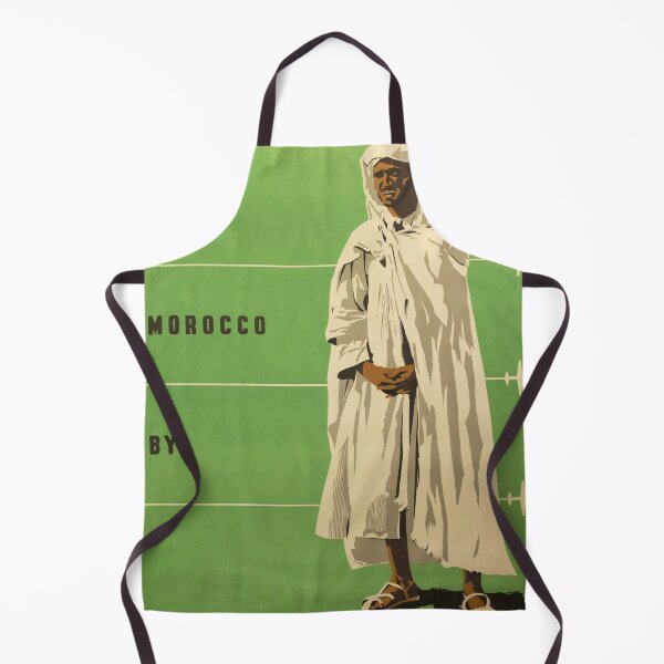 Item preview, Fly to Morocco retro poster designed and sold by CorasPosters.
