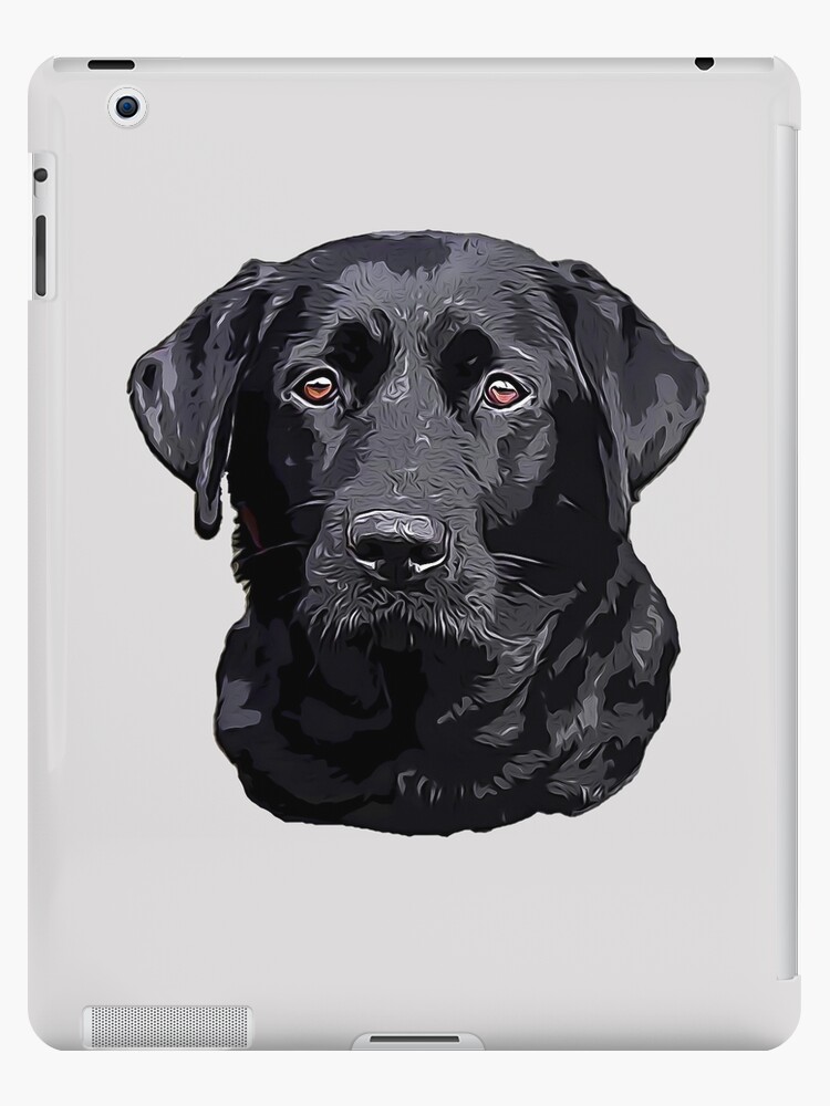 Funda y vinilo para iPad «Perro Labrador Retriever Negro» de ElegantCat |  Redbubble