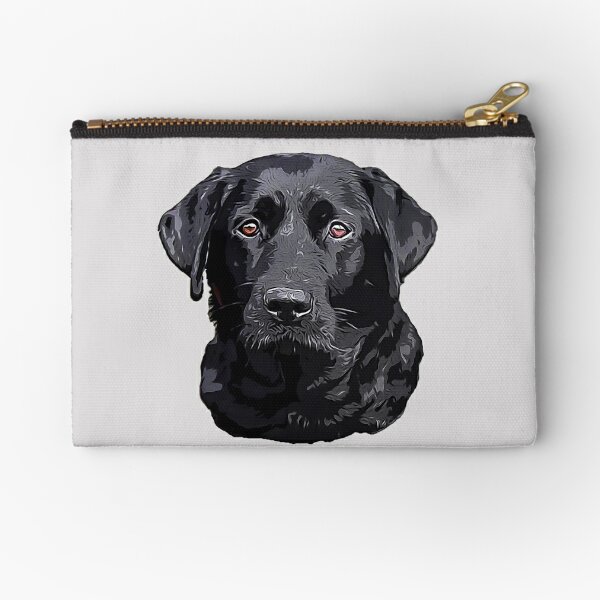 BLACK LABRADOR DOG COIN PURSE