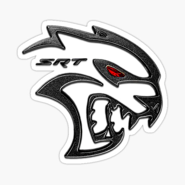 dodge hellcat redeye symbol "Dodge Hellcat Redeye ~ Octane White" Sticker by dodge hellcat redeye symbol "Dodge Hellcat Redeye ~ Octane White" Sticker by