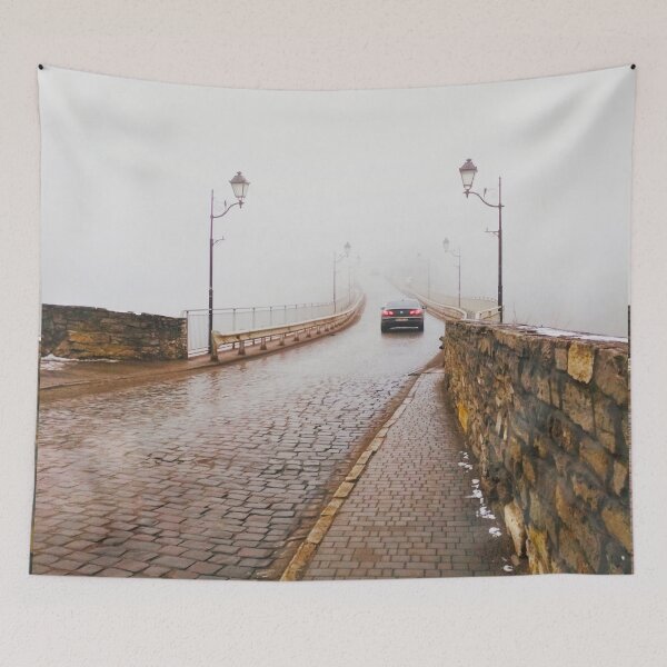 Item preview, Misty bridge leading to nowhere designed and sold by helenkaiy.