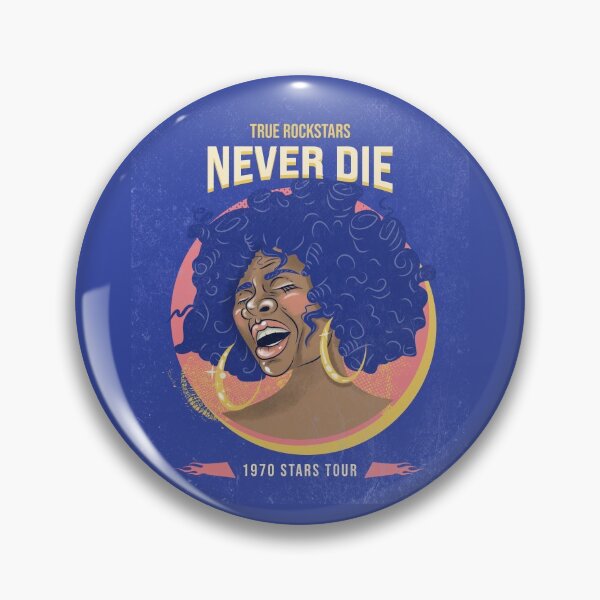Item preview, True Rockstars Never Die designed and sold by AladdinMktgs.