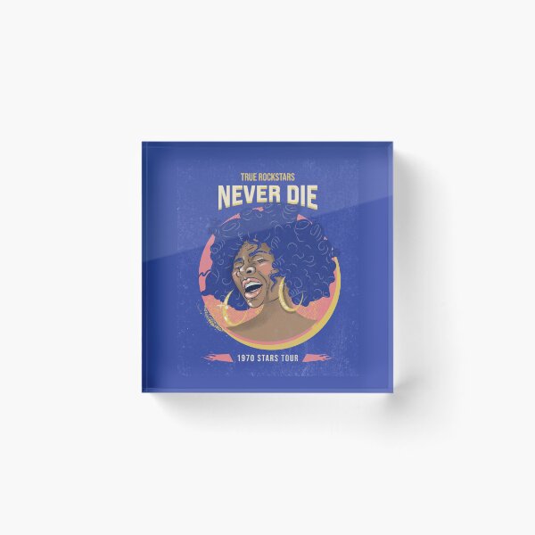 Item preview, True Rockstars Never Die designed and sold by AladdinMktgs.