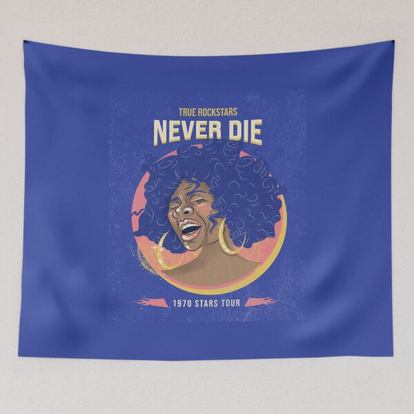 Item preview, True Rockstars Never Die designed and sold by AladdinMktgs.