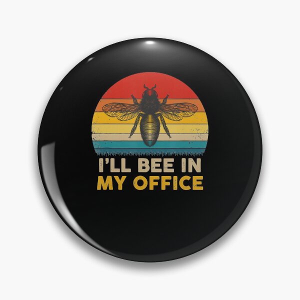 Item preview, I_ll Bee in My Office - Funny Retro Style Bee T-Shirt designed and sold by CharlieWarren.