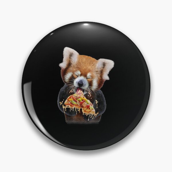 Item preview, Hungry Red Panda Devouring Pizza, T-Shirt designed and sold by GrahamWalsh.