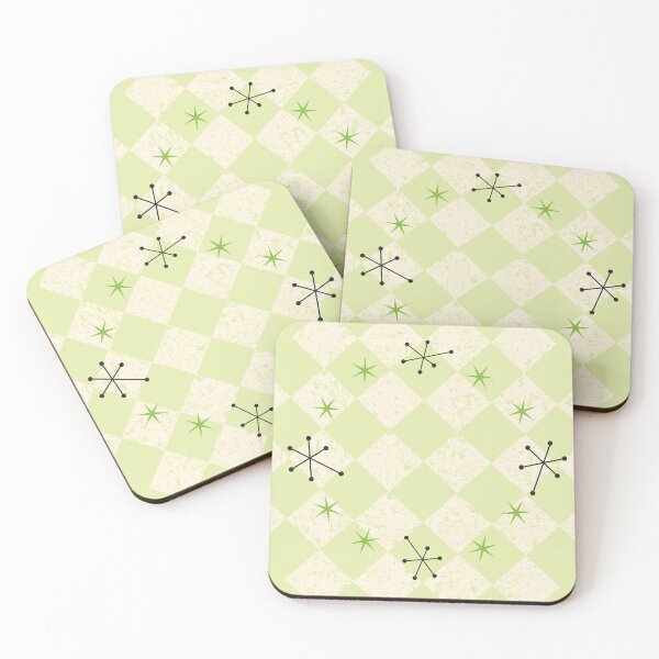 Item preview, Vintage Checkerboard - Lime (cl) designed and sold by JRP Design.