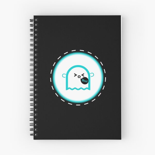 Item preview, Cute ghost-Boo! BlackBG designed and sold by mixMixtli.