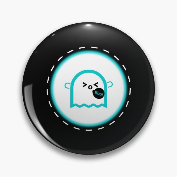 Item preview, Cute ghost-Boo! BlackBG designed and sold by mixMixtli.