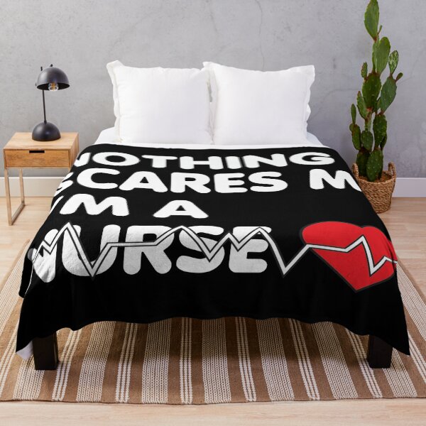 Item preview, Nothing Scares Me I Am A Nurse designed and sold by YueHeng Creates ⭐⭐⭐⭐⭐.