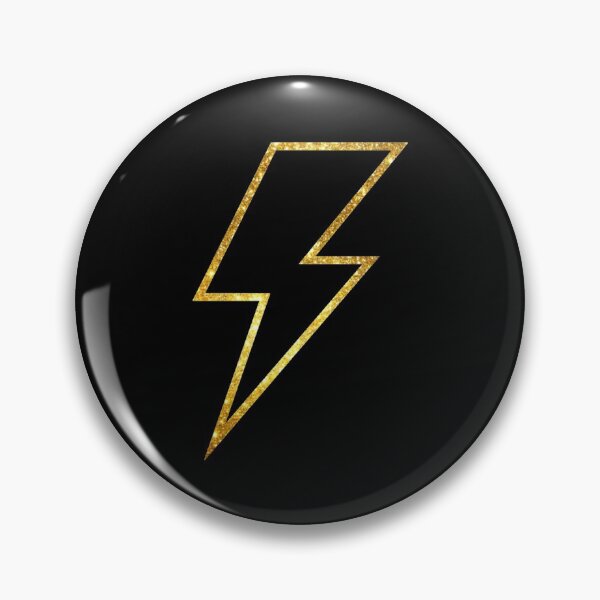 Item preview, Gold Glittery Lightning Bolt designed and sold by TeeZazzle.