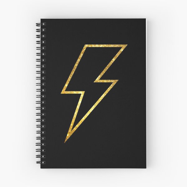 Item preview, Gold Glittery Lightning Bolt designed and sold by TeeZazzle.