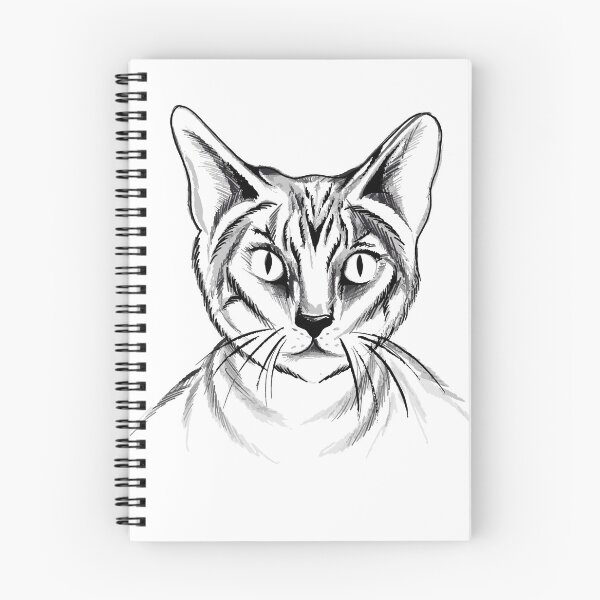 Item preview, Hand Drawn Cat designed and sold by TSlayerMerch.