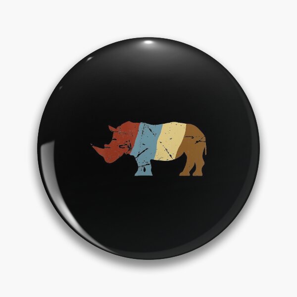 Item preview, Retor Rhino T-Shirt Africa Safari Rhino Gift Safari Africa T-Shirt designed and sold by CharlieWarren.