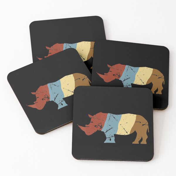 Item preview, Retor Rhino T-Shirt Africa Safari Rhino Gift Safari Africa T-Shirt designed and sold by CharlieWarren.
