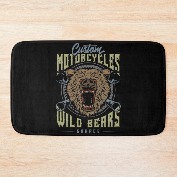 Item preview, Custom Motorcycles Garage Bear Wrench designed and sold by Two Left Hands Design.
