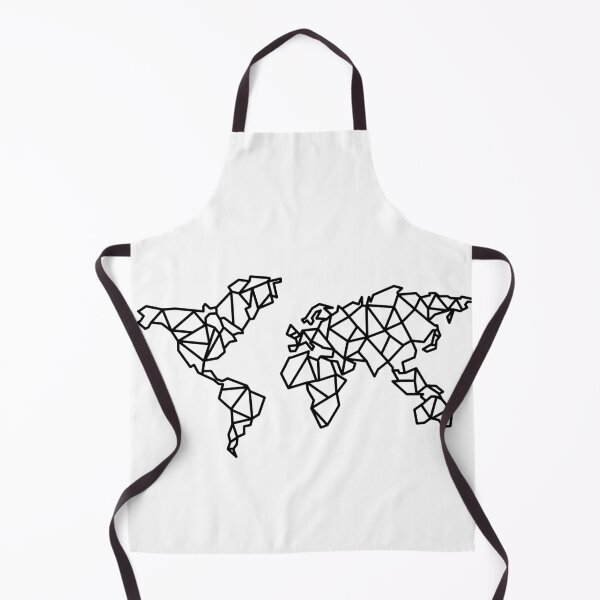 Item preview, Geometric World map designed and sold by One Line Aesthetics ♡.
