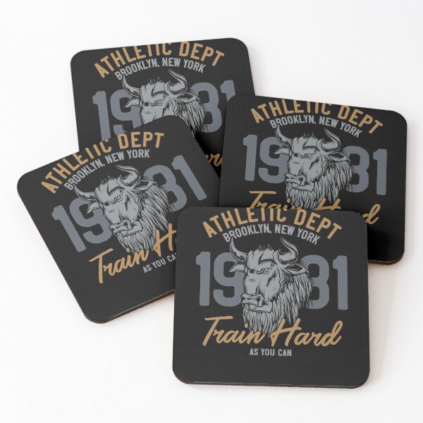 Item preview, Train As Hard As You Can Stier Bulle 1981 Athletic designed and sold by Two Left Hands Design.