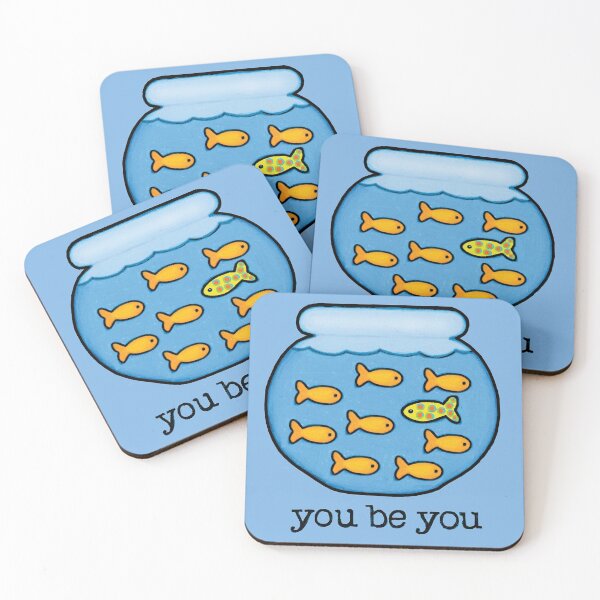 Item preview, You Be You Goldfish Bowl designed and sold by Freddie Levin.