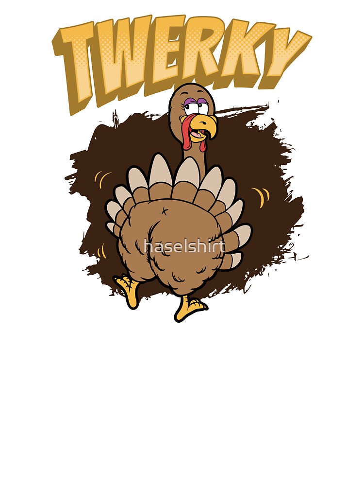 Thanksgiving Turkey Football Gift For Dad Men by Haselshirt