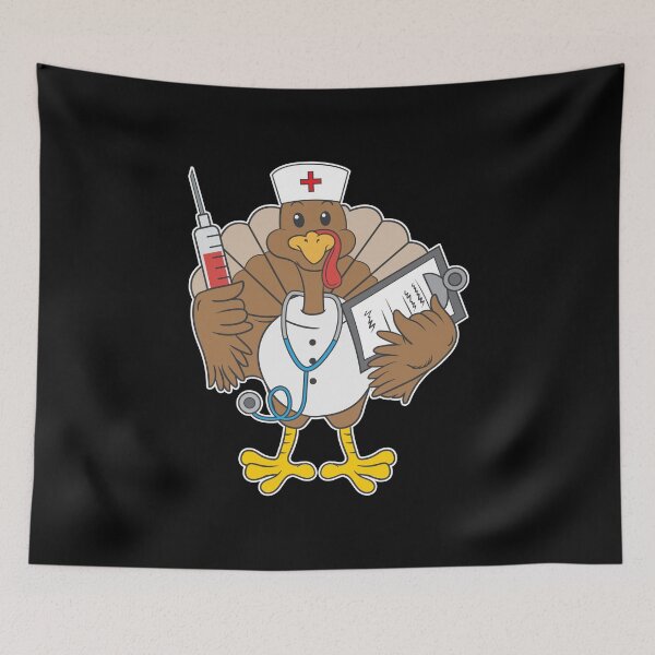 Item preview, Thanksgiving Turkey Nurse Gobbler Healthcare Gifts designed and sold by haselshirt.