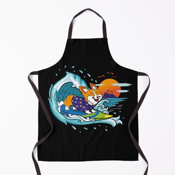 Item preview, Surfing Corgi Funny Wave Riding Dog Lover Gift designed and sold by Basti09.