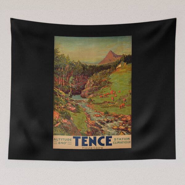 Item preview, Tence retro poster designed and sold by CorasPosters.