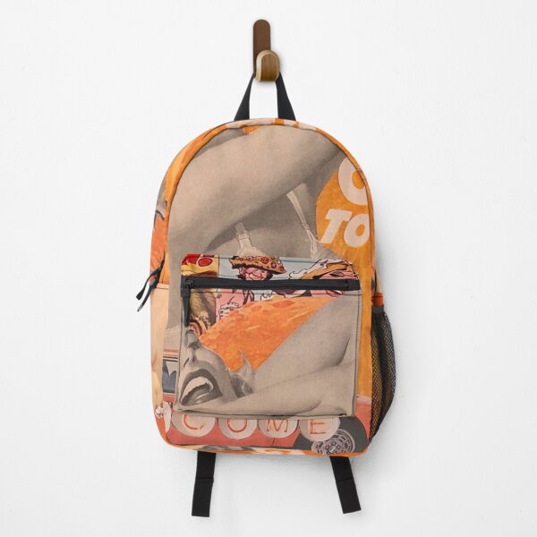 Item preview, Orange To Go Vintage Collage Print designed and sold by KoomenPrints.