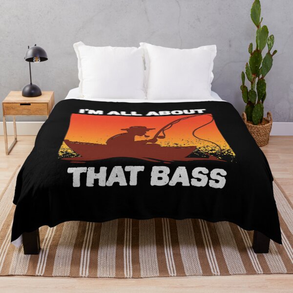 Item preview, I'm All About that Bass! Fishing Pun designed and sold by Lijo Jose.