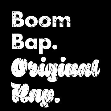 Boom Bap Original Rap Hip Hop Rap Music Gift