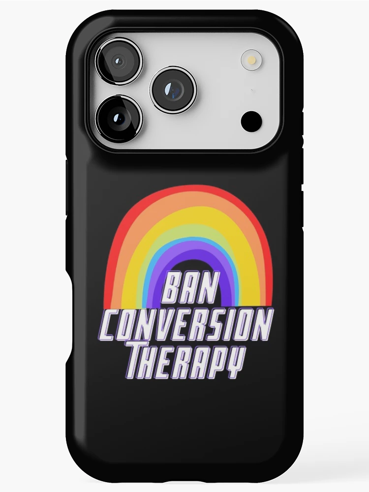 Thumbnail 1 of 4, iPhone Case, Ban Conversion Therapy designed and sold by DesignsofNote.