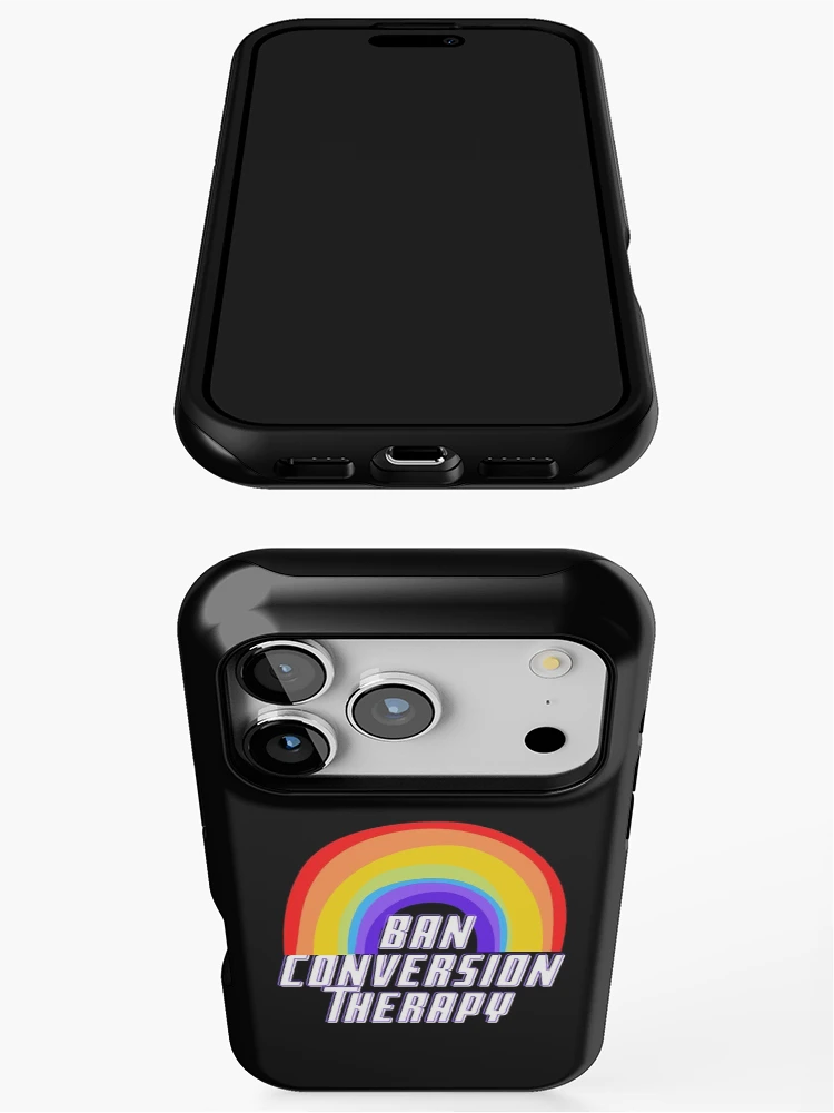 Thumbnail 3 of 4, iPhone Case, Ban Conversion Therapy designed and sold by DesignsofNote.